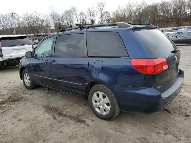 5TDZA23C84S111131 - 2004 TOYOTA SIENNA CE BLUE photo 2