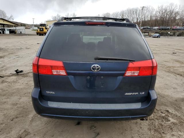 5TDZA23C84S111131 - 2004 TOYOTA SIENNA CE BLUE photo 6