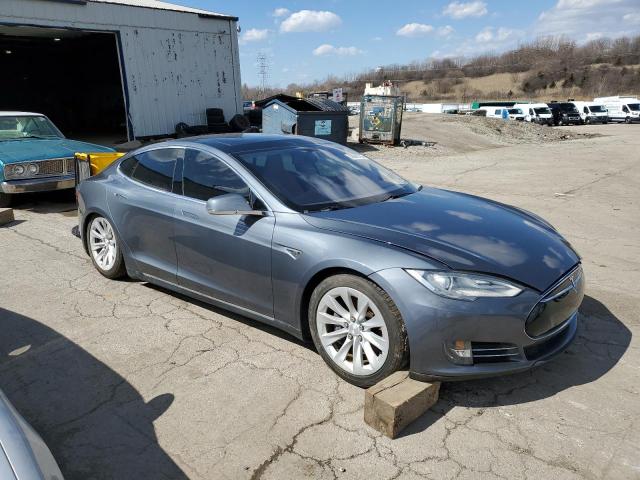 5YJSA1CN9DFP14820 - 2013 TESLA MODEL S GRAY photo 4