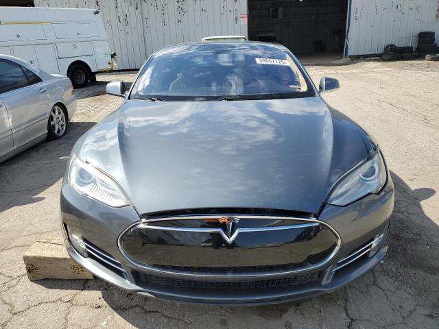 5YJSA1CN9DFP14820 - 2013 TESLA MODEL S GRAY photo 5