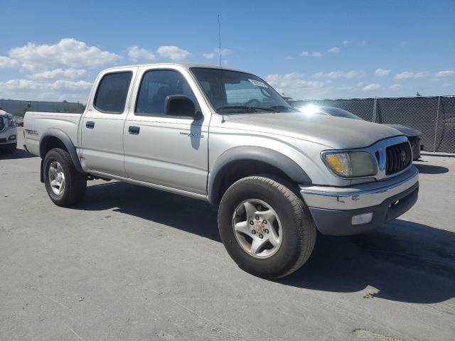 5TEGM92N82Z052575 - 2002 TOYOTA TACOMA DOUBLE CAB PRERUNNER SILVER photo 4