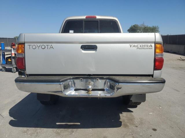 5TEGM92N82Z052575 - 2002 TOYOTA TACOMA DOUBLE CAB PRERUNNER SILVER photo 6