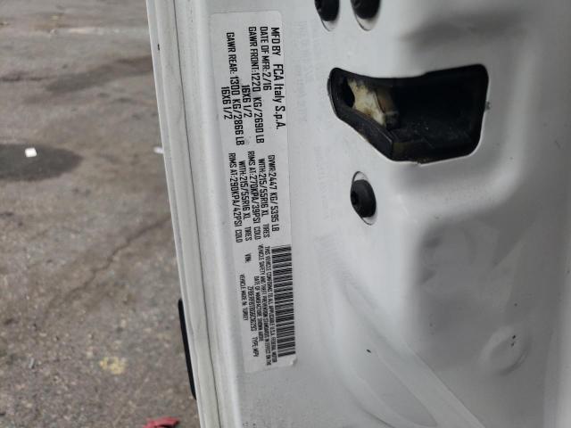 ZFBERFBT8G6C16293 - 2016 RAM PROMASTER SLT WHITE photo 13