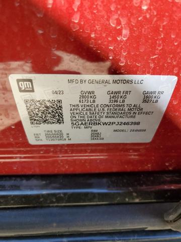 5GAERBKW2PJ246398 - 2023 BUICK ENCLAVE ESSENCE წითელი ფოტო 13