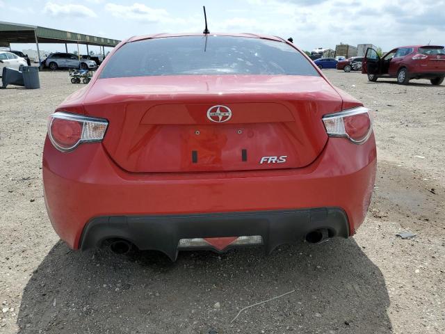 JF1ZNAA13D1701191 - 2013 TOYOTA SCION FR-S წითელი ფოტო 6