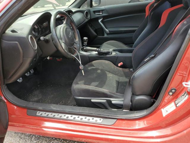 JF1ZNAA13D1701191 - 2013 TOYOTA SCION FR-S წითელი ფოტო 7