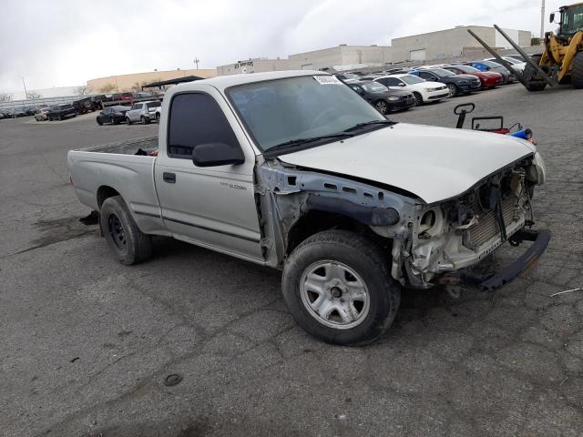 5TENL42N13Z186309 - 2003 TOYOTA TACOMA SILVER photo 4