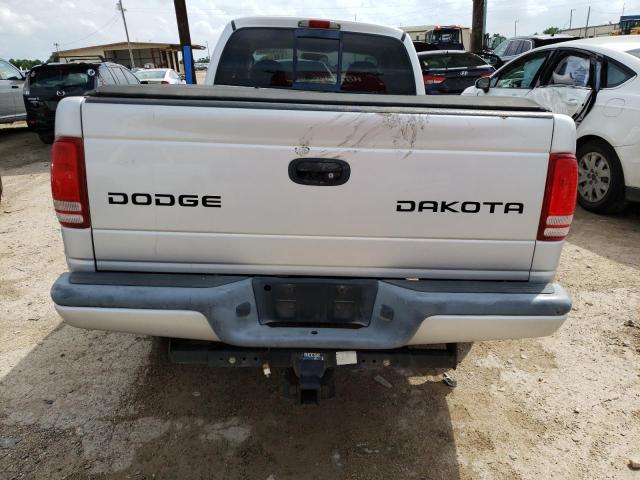 1D7HG32N63S172850 - 2003 DODGE DAKOTA SPORT SILVER photo 6