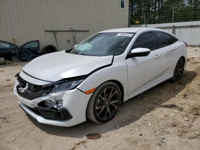 2HGFC2F83MH549480 - 2021 HONDA CIVIC SPORT 白色 照片 1