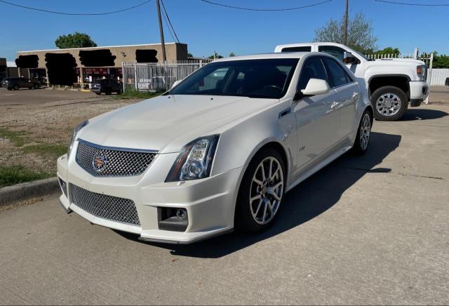 1G6DV5EP3B0115199 - 2011 CADILLAC CTS-V WHITE photo 2