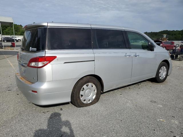 JN8AE2KP7C9051088 - 2012 NISSAN QUEST S SILVER photo 3