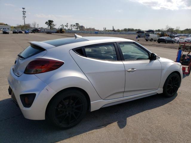 KMHTC6AE6DU143840 - 2013 HYUNDAI VELOSTER TURBO SILVER photo 3