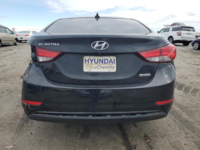 5NPDH4AE5FH642401 - 2015 HYUNDAI ELANTRA SE BLACK photo 6