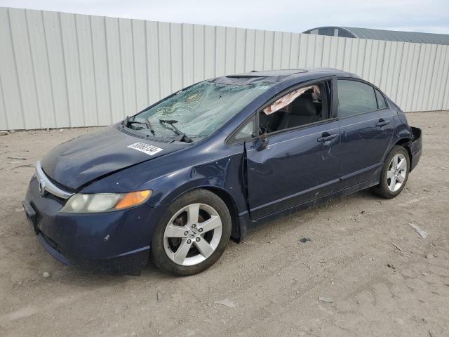 1HGFA16998L119552 - 2008 HONDA CIVIC EXL ლურჯი ფოტო 1
