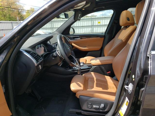 5UXTR9C54KLR04321 - 2019 BMW X3 XDRIVE30I BLACK photo 7
