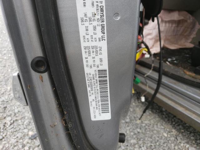 2C4RC1BG9DR630240 - 2013 CHRYSLER TOWN & COU TOURING SILVER photo 12