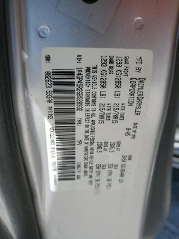 1A4GP45R26B528932 - 2006 CHRYSLER TOWN & COU SILVER photo 13