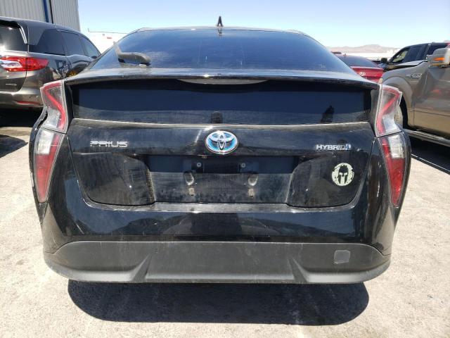 JTDKARFU6G3010318 - 2016 TOYOTA PRIUS BLACK photo 6