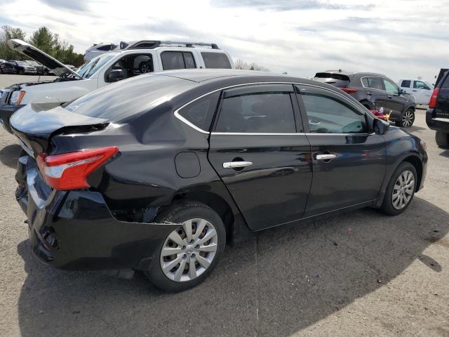 3N1AB7AP6HY351597 - 2017 NISSAN SENTRA S BLACK photo 3