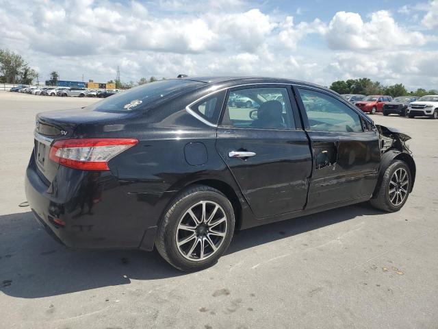 3N1AB7AP7FY326351 - 2015 NISSAN SENTRA S BLACK photo 3