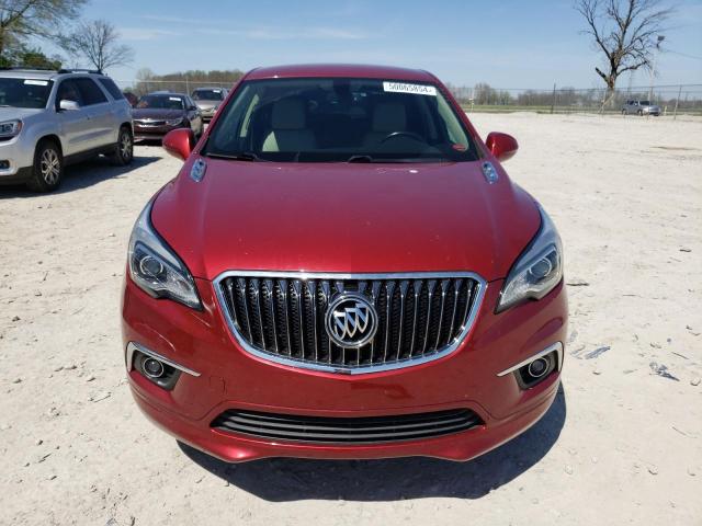 LRBFXASAXHD150394 - 2017 BUICK ENVISION PREFERRED RED photo 5