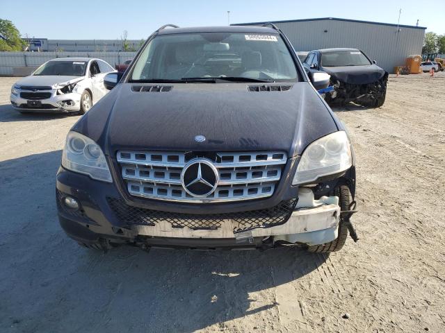 4JGBB8GB1AA557483 - 2010 MERCEDES-BENZ ML 350 4MATIC BLUE photo 5