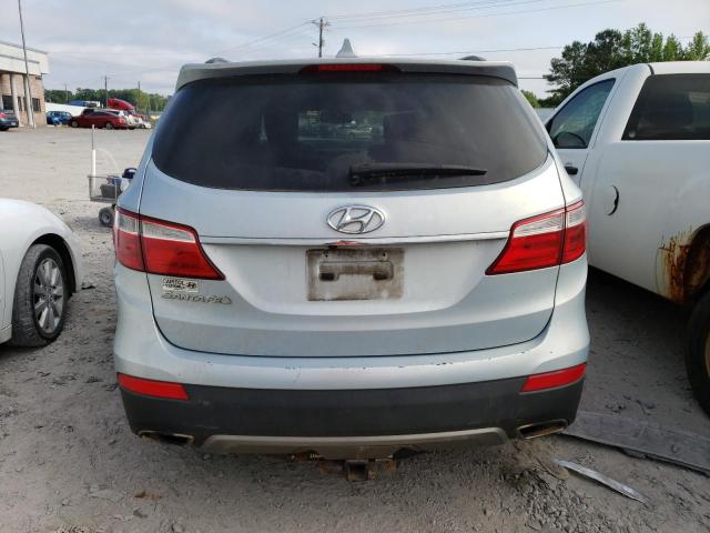 KM8SN4HF4DU014746 - 2013 HYUNDAI SANTA FE GLS SILVER photo 6