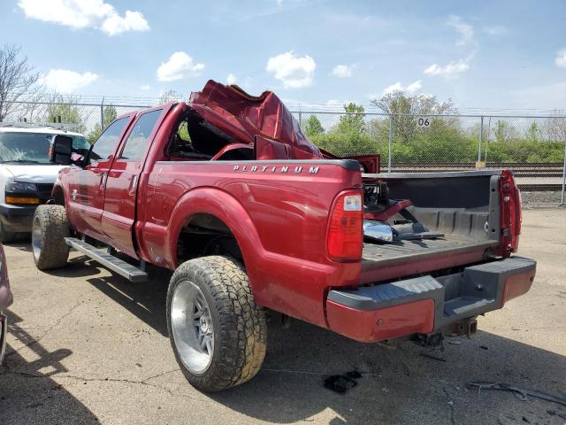 1FT7W2BT8GED23905 - 2016 FORD F250 SUPER DUTY RED photo 2