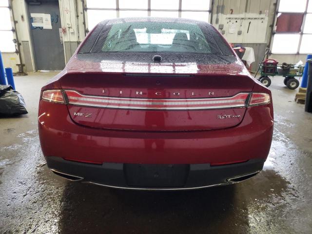 3LN6L5FCXHR614349 - 2017 LINCOLN MKZ RESERVE წითელი ფოტო 6