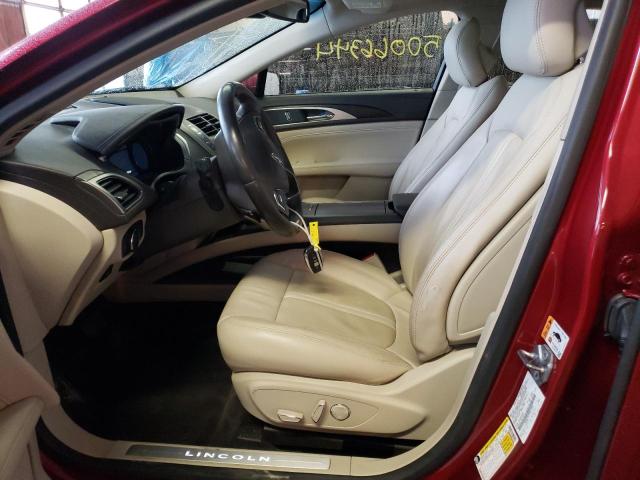 3LN6L5FCXHR614349 - 2017 LINCOLN MKZ RESERVE წითელი ფოტო 7