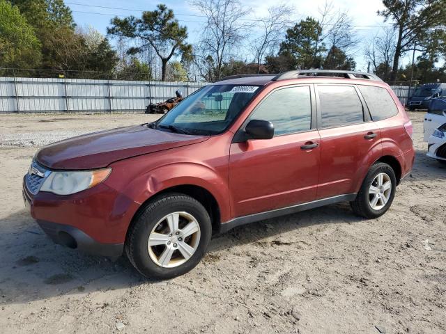 JF2SH6BC3AH916302 - 2010 SUBARU FORESTER XS Бордовый фото 1