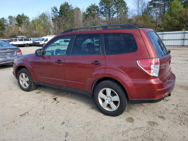 JF2SH6BC3AH916302 - 2010 SUBARU FORESTER XS Бордовый фото 2