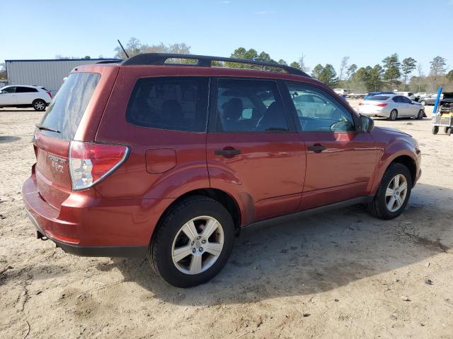 JF2SH6BC3AH916302 - 2010 SUBARU FORESTER XS Бордовый фото 3