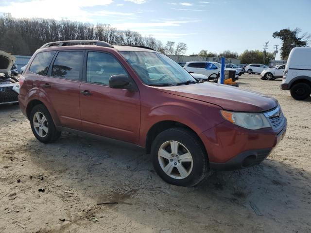 JF2SH6BC3AH916302 - 2010 SUBARU FORESTER XS Бордовый фото 4
