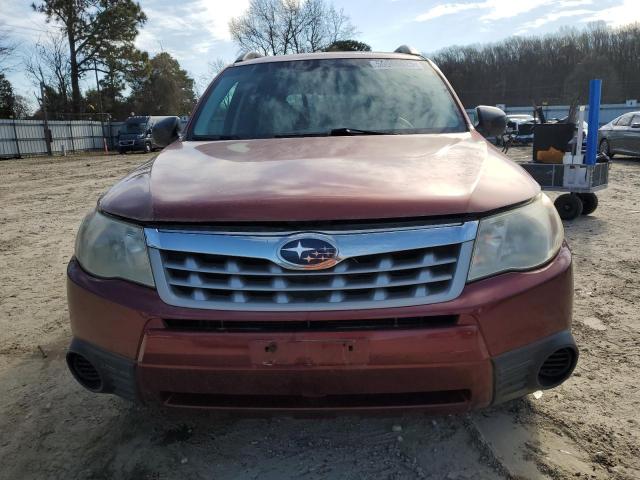 JF2SH6BC3AH916302 - 2010 SUBARU FORESTER XS Бордовый фото 5