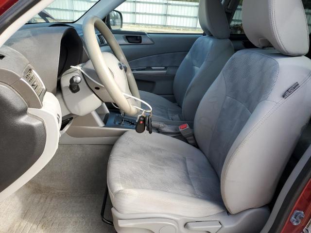 JF2SH6BC3AH916302 - 2010 SUBARU FORESTER XS Бордовый фото 7