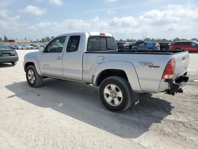 5TEUU42N25Z053666 - 2005 TOYOTA TACOMA ACCESS CAB SILVER photo 2