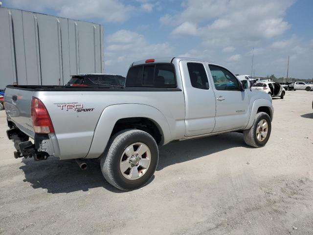 5TEUU42N25Z053666 - 2005 TOYOTA TACOMA ACCESS CAB SILVER photo 3