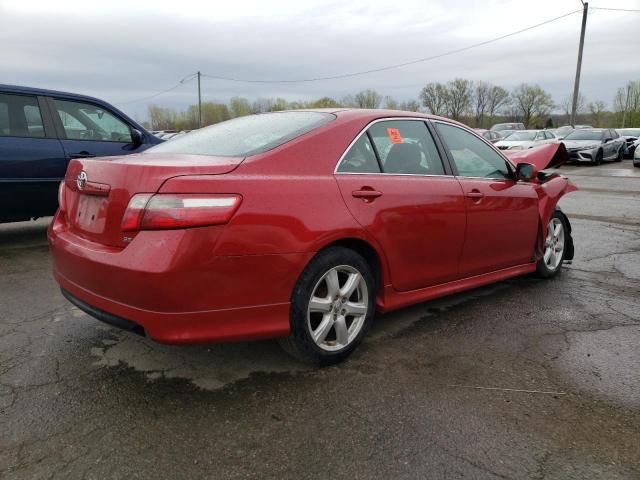 4T1BE46K67U088318 - 2007 TOYOTA CAMRY CE RED photo 3