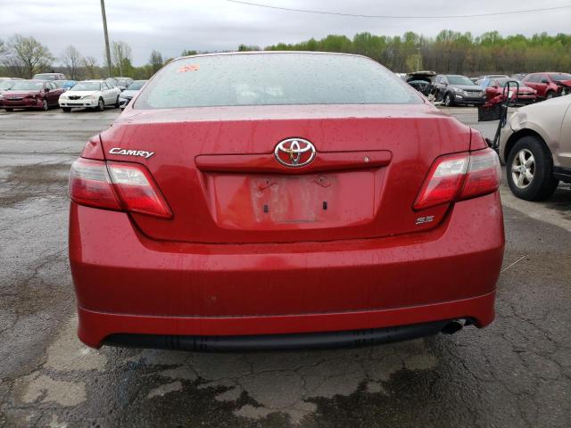 4T1BE46K67U088318 - 2007 TOYOTA CAMRY CE RED photo 6