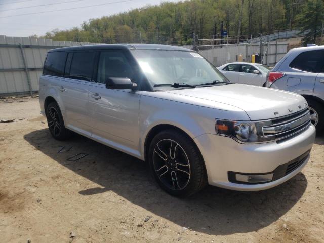 2FMHK6C86EBD00824 - 2014 FORD FLEX SEL GRAY photo 4