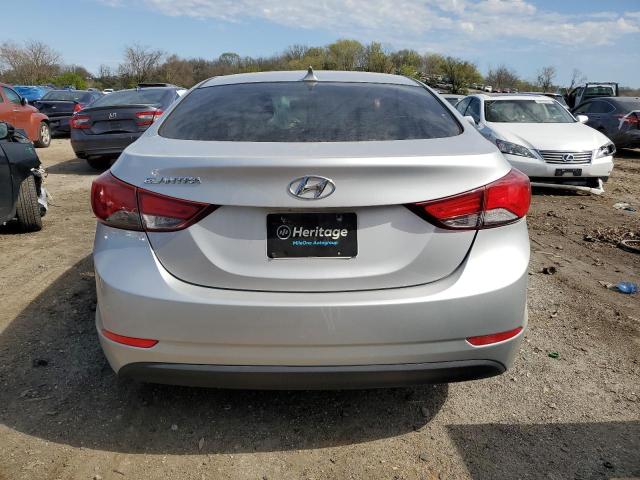 5NPDH4AE5FH566131 - 2015 HYUNDAI ELANTRA SE SILVER photo 6