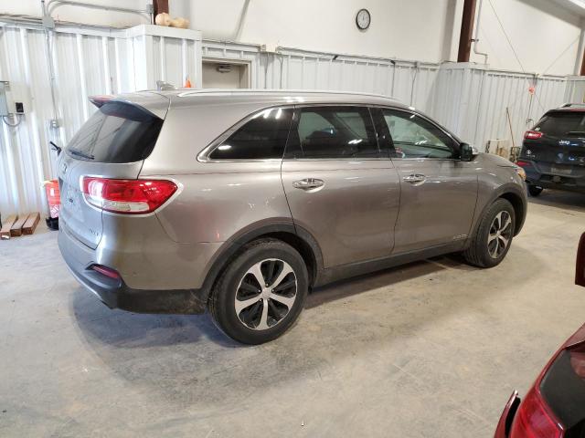 5XYPHDA57GG160745 - 2016 KIA SORENTO EX GRAY photo 3