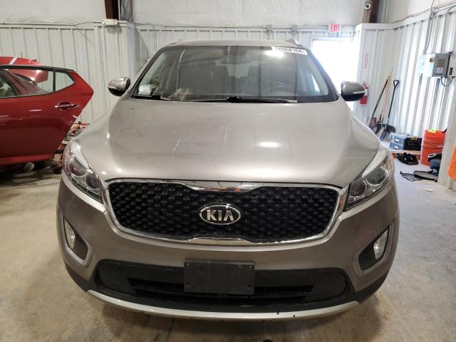 5XYPHDA57GG160745 - 2016 KIA SORENTO EX GRAY photo 5