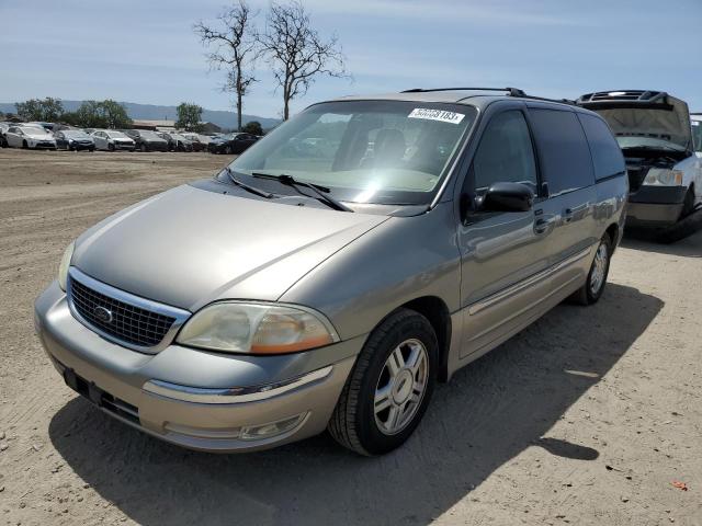 2FMDA53492BA90790 - 2002 FORD WINDSTAR SEL GRAY photo 1