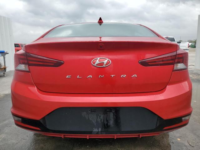 5NPD84LF8LH583443 - 2020 HYUNDAI ELANTRA SEL RED photo 6