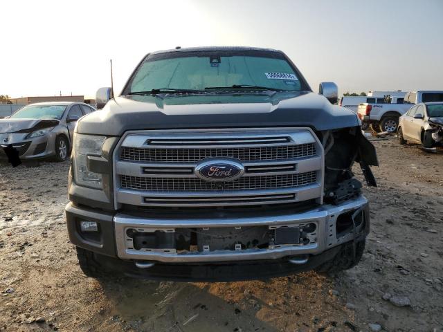 1FTEW1EF0GFA46264 - 2016 FORD F150 SUPERCREW GRAY photo 5