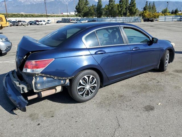 1HGCP2F35AA018495 - 2010 HONDA ACCORD LX BLUE photo 3