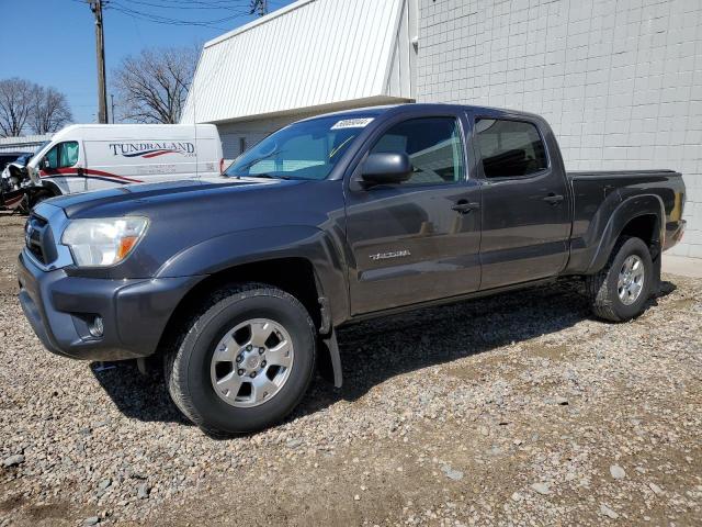 3TMMU4FN6FM082452 - 2015 TOYOTA TACOMA DOUBLE CAB LONG BED GRAY photo 1