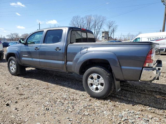 3TMMU4FN6FM082452 - 2015 TOYOTA TACOMA DOUBLE CAB LONG BED GRAY photo 2